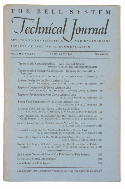 Transatlantic Communications. [11 papers, see…