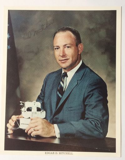 unbound. fine. Vintage signed official NASA color photograph, 