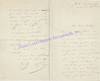 French Actress Gabrielle Rejane Signed Letter Responding To Critics Essay