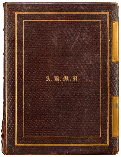 [Photo Album]: Illuminated Victorian Album Embellished with Original Artwork