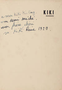 Kiki Souvenirs. Les Souvenirs De Kiki, Preface De Foujita, Six Illustrations et Reproduction De...