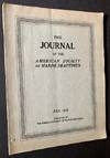 The Journal of the American Society of Marine Draftsmen (2 Issues -- January 1915 and July 1918)