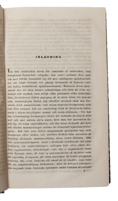 Alcoholismus Cronicus eller Chronisk Alkoholssjukdom. Ett Bidrag till Dyskrasiernes Kännedom: enligt egen och andres Erfarenhet. 2 Afdelingar (i.e. Two Parts).   - [THE FIRST SCIENTIFIC TREATMENT OF ALCOHOLISM] (photo 3)