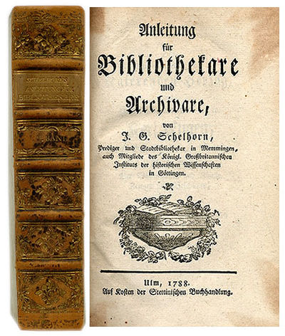 Anleitung für Bibliothekare und Archivare. (I)-II.