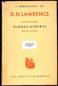 A Bibliography of D. H. Lawrence by Warren Roberts - First edition - 1963 - from The Glass Key (SKU: 85815)