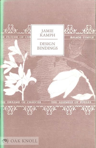 JAMIE KAMPH, 50 DESIGN BINDINGS 1974-1986