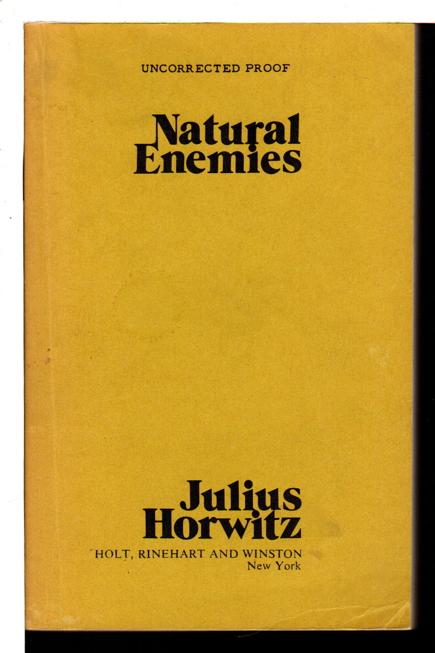 NATURAL ENEMIES, Julius Horwitz ,Movie tie-in, sb ,2ND Ballantine VG, 1978 NATURAL ENEMIES, Julius Horwitz ,Movie tie-in, sb ,2ND Ballantine VG, 1978
