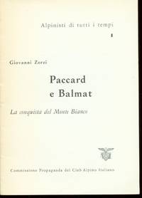 PACCARD E BALMAT de Zorzi Giovanni - 1963