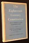 The Eighteenth Century Constitution: Documents and Commentary