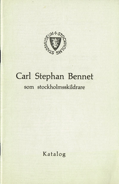 Carl Stephan Bennet som Stockholmsskildrare.…