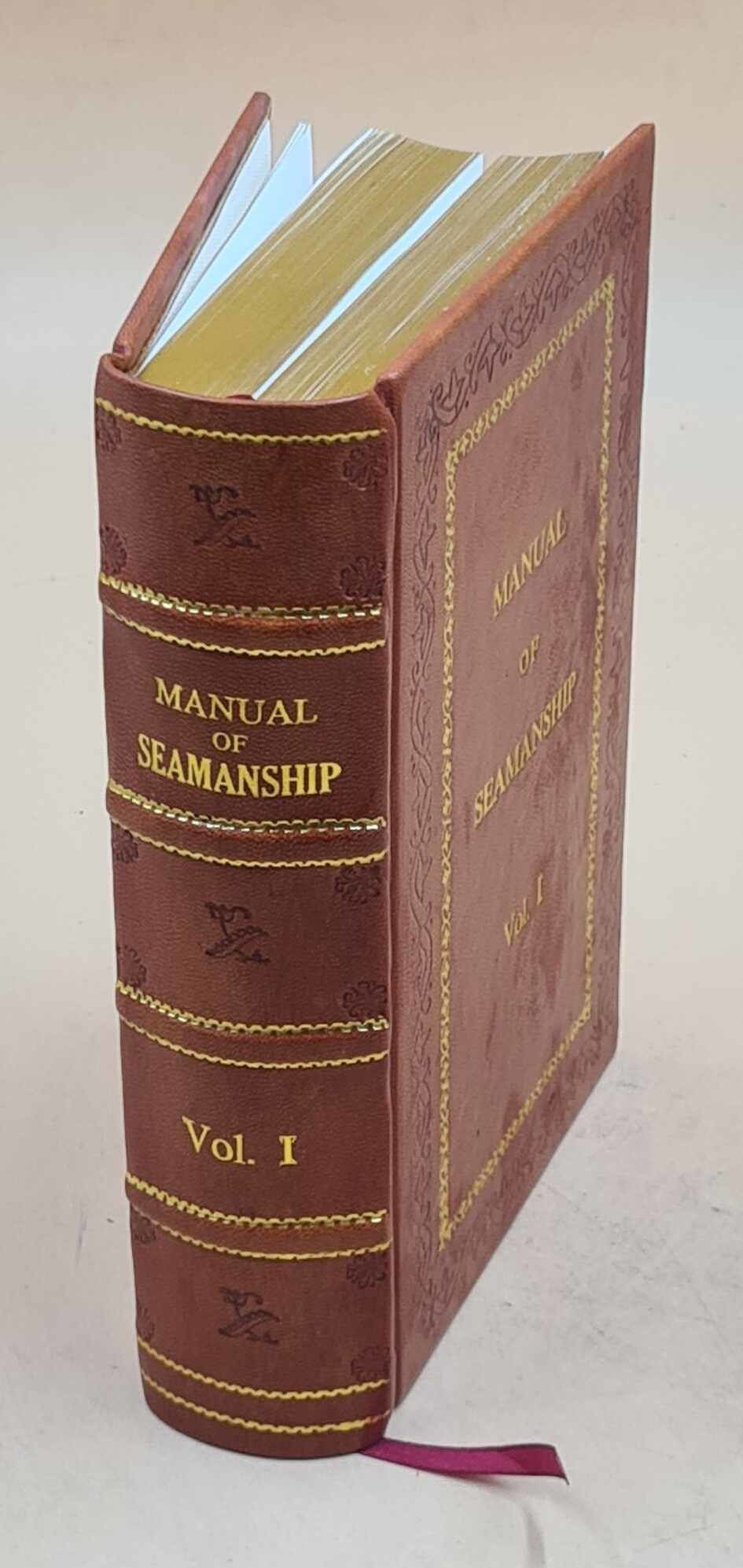 MANUAL OF SEAMANSHIP VOL. I 1937 by Admiralty | Hardcover