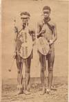 Maasai Warriors Albumen Photograph