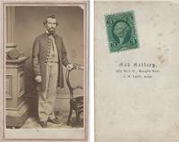 1864-1866 - CDV Photograph of a Union Soldier taken at the Oak Gallery taken at the Oak Galler in Memphis, Tennessee