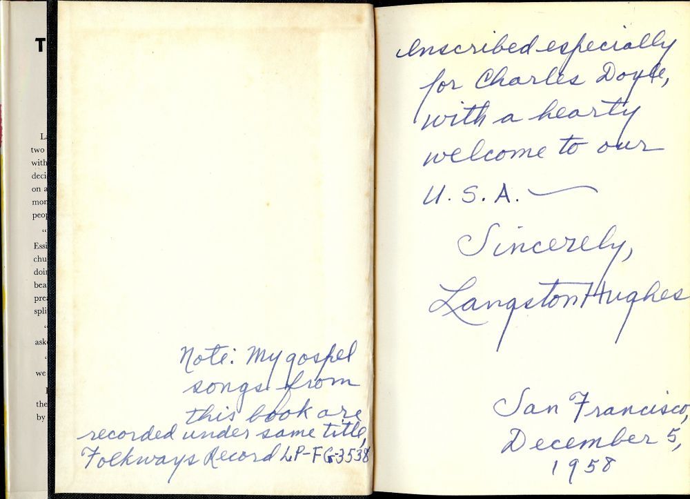 TAMBOURINES TO GLORY by Langston HUGHES Hardcover 1958 from Antic