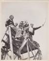 The Beast with Five Fingers (Two original photographs taken on the set of the 1946 film, with manuscript captions on the versos by Robert Florey)