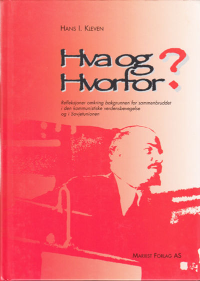Hva og hvorfor? Refleksjoner omkring bakgrunnen…
