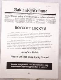 image of Boycott Lucky's. Lucky's is Unfair! Please DO NOT Shop Lucky Stores