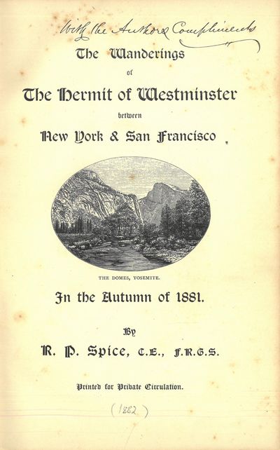 The wanderings of the Hermit of Westminster…