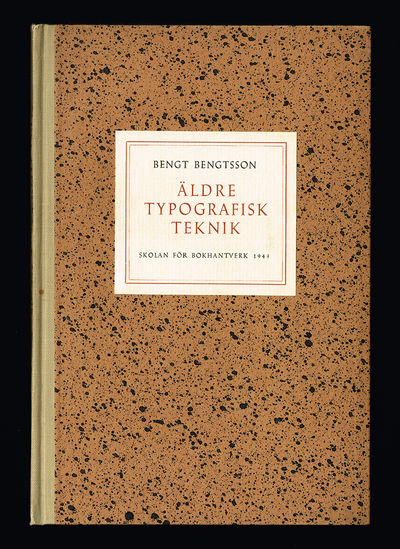 Äldre typografisk teknik.