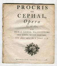 Procris och Cephal, opera uti två acter, uti…