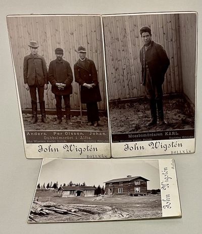 [Dubbelmordet i Alfta. Två fotografier…