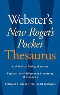 Webster's New Roget's Pocket Thesaurus