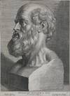 Portrait of Hippocrates engraved by P. Pontius after Peter Paul Rubens