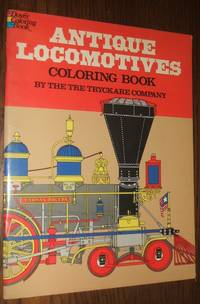 cover of Antiques Locomotives Coloring Book