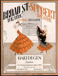 image of BROAD ST. THEATRE & SHUBERT THEATRE COMBINED PROGRAM (1929) Newark, New Jersey