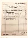 CBS Television Expense Account Invoice dated Feb. 19, 1962