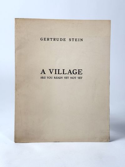 A Village. Are You Ready Yet Not Yet