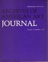 Archives of American Art Journal, Volume 15, Number 4, 1975