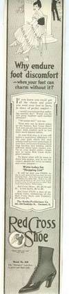 1915 LADIES HOME JOURNAL RED CROSS SHOES MAGAZINE ADVERTISEMENT
