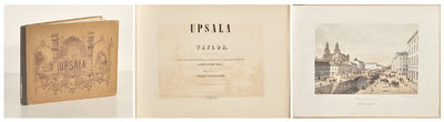 Upsala i taflor. Tolf originalteckningar ritade…