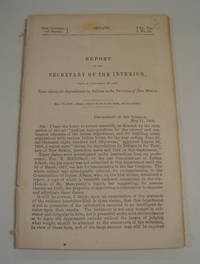 cover of Report of the Secretary of the Interior Made in Conformity to Law, Upon Claims for Depredations by Indians in the Territory of New Mexico