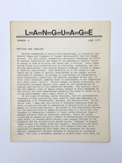 L=A=N=G=U=A=G=E Number 8, Vol. 2, no. 2