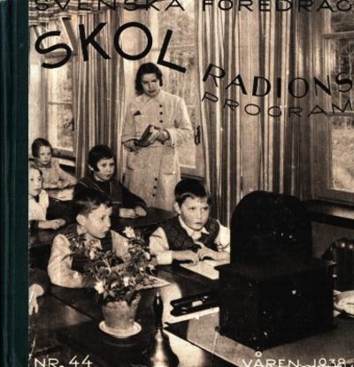 Skolradions programhäften Nr 44. Svenska…