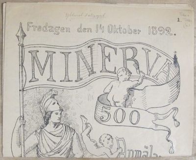 Minerva 500. Fredagen den 14 oktober 1892.