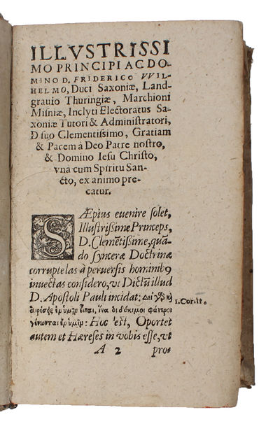 De Sacrosancta Coena Domini Nostri Iesv Christi: Tractatus, continens solida argumenta verae institutionis: cum confutatione impiorum argumentorum seu sophismatum, quibus fanatici Testamentum hoc Iesv Christi adulterare conantur (+) Disputationes anas... (photo 3)