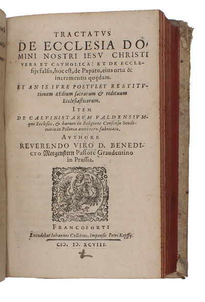 De Sacrosancta Coena Domini Nostri Iesv Christi: Tractatus, continens solida argumenta verae institutionis: cum confutatione impiorum argumentorum seu sophismatum, quibus fanatici Testamentum hoc Iesv Christi adulterare conantur (+) Disputationes anas... (photo 5)