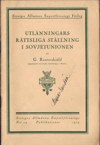 Utlänningarnas rättsliga ställning i…