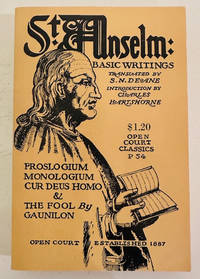 Saint Anselm: Basic Writings