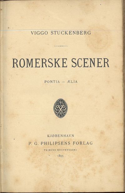 Romerske scener. Pontia - Ælia.
