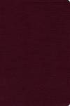 NIV, Reference Bible, Large Print, Bonded Leather, Burgundy, Red Letter Edition