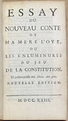 Essay du nouveau conte de ma Mère l'Oye, ou les enluminures du jeu de la Constitution