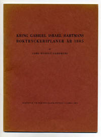 Kring Gabriel Israel Hartmans boktryckeriplaner…