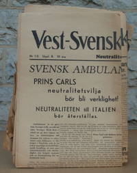 Vest-Svenska Dagbladet N:r 1-2, 3-4, 7-8, 9-10, 11-12, 13-14, 17-18, 19-20, 21-22, 23-24, 25-26,...
