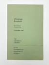 Christmas Broadside. Second Series. Number Four