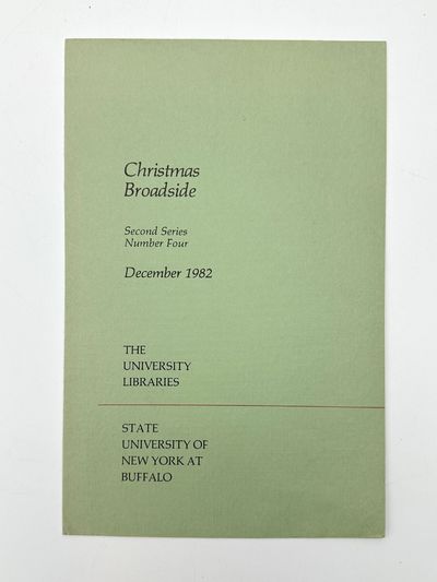 Christmas Broadside. Second Series. Number Four