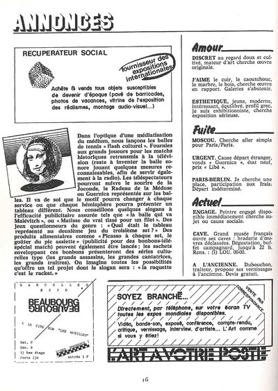 Aller Simple. No. 1 (Ete 1981)...; (photo 5)